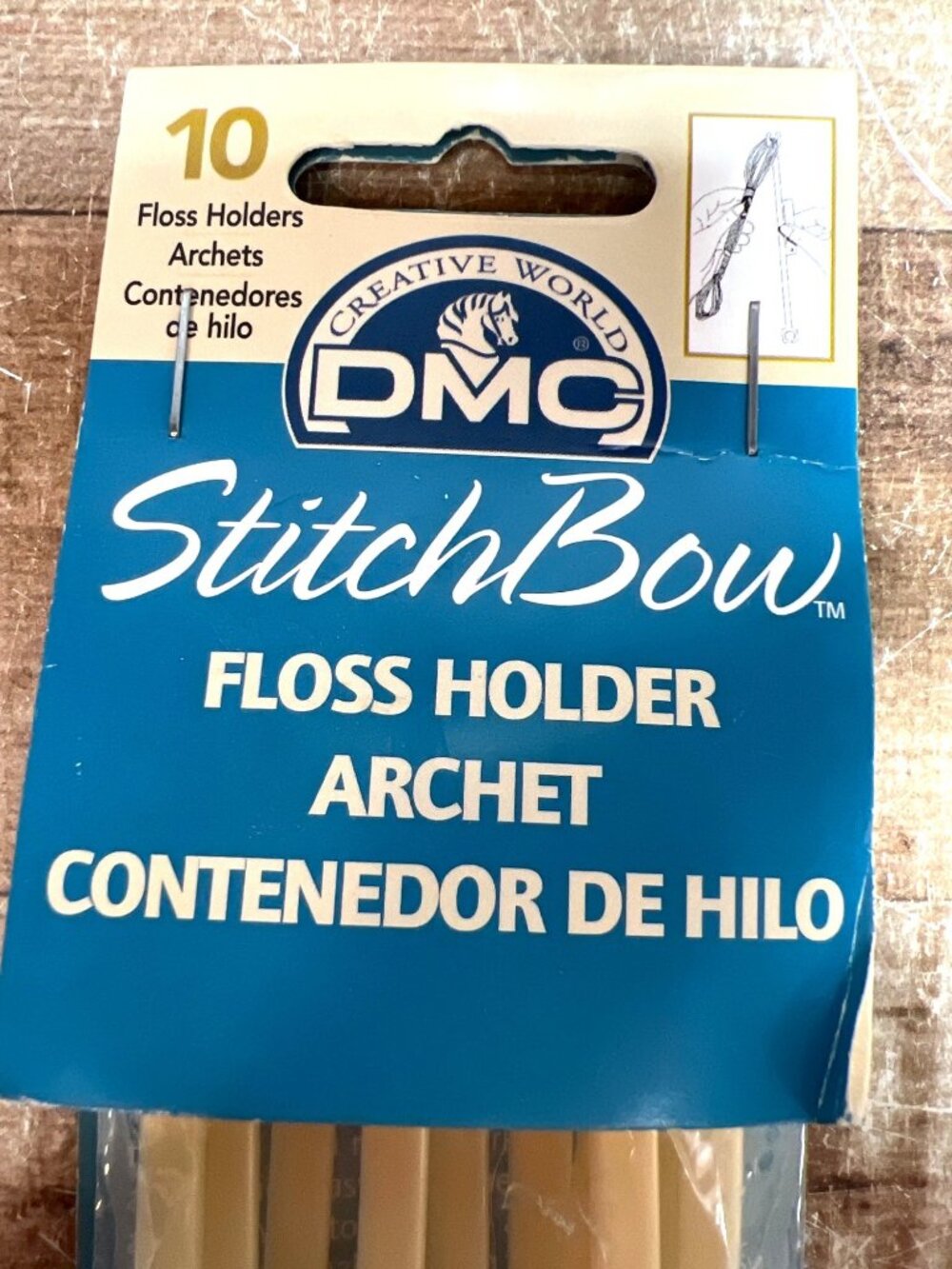 DMC StitchBow Floss Holder Pack Of 10 For Thread Organization & Storage - Picture 2 of 3